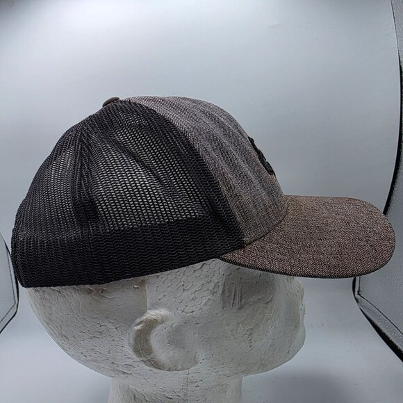 Fox Racing Mutts Up Mens Gray Black Trucker Hat Adjustable Snapback Motorcycles - Picture 4 of 9